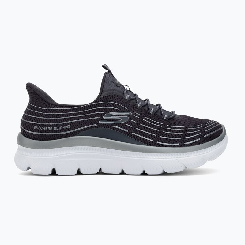 Moteriški batai SKECHERS Summits Plus Soft Luster anglies spalvos/sidabriniai 2