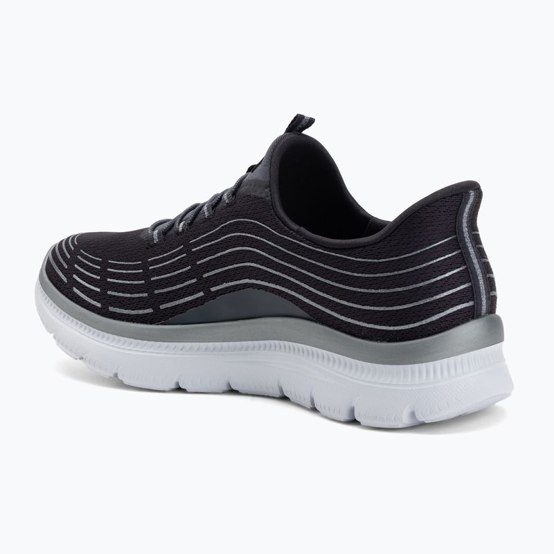 Moteriški batai SKECHERS Summits Plus Soft Luster anglies spalvos/sidabriniai 3
