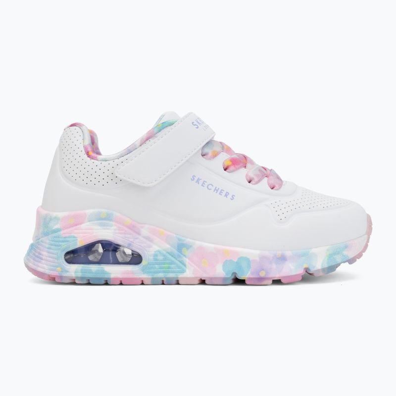 Vaikiški batai SKECHERS Uno Gen1 Fresh Blooms white 2