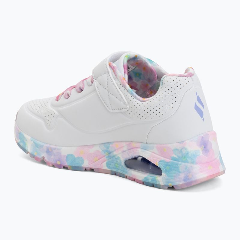Vaikiški batai SKECHERS Uno Gen1 Fresh Blooms white 3