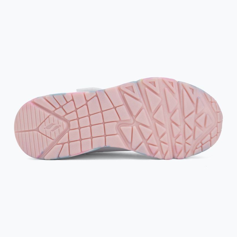 Vaikiški batai SKECHERS Uno Gen1 Fresh Blooms white 4