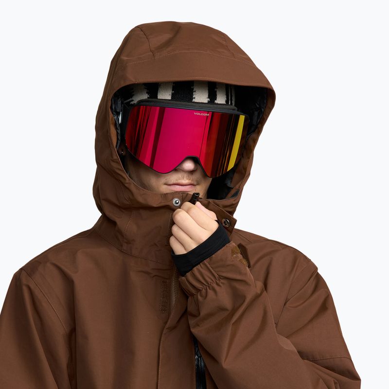 Vyriška snieglenčių striukė Volcom L Insulated GTX brown 5