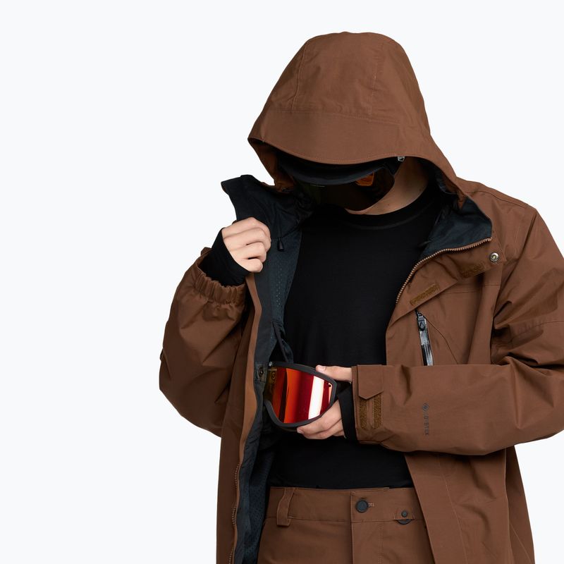 Vyriška snieglenčių striukė Volcom L Insulated GTX brown 8