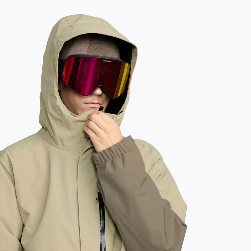 Vyriška snieglenčių striukė Volcom L Insulated GTX moss green 5