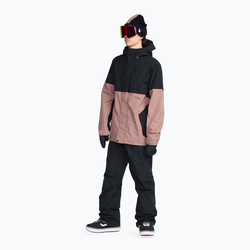 Vyriška snieglenčių striukė Volcom L Insulated GTX mauve 2