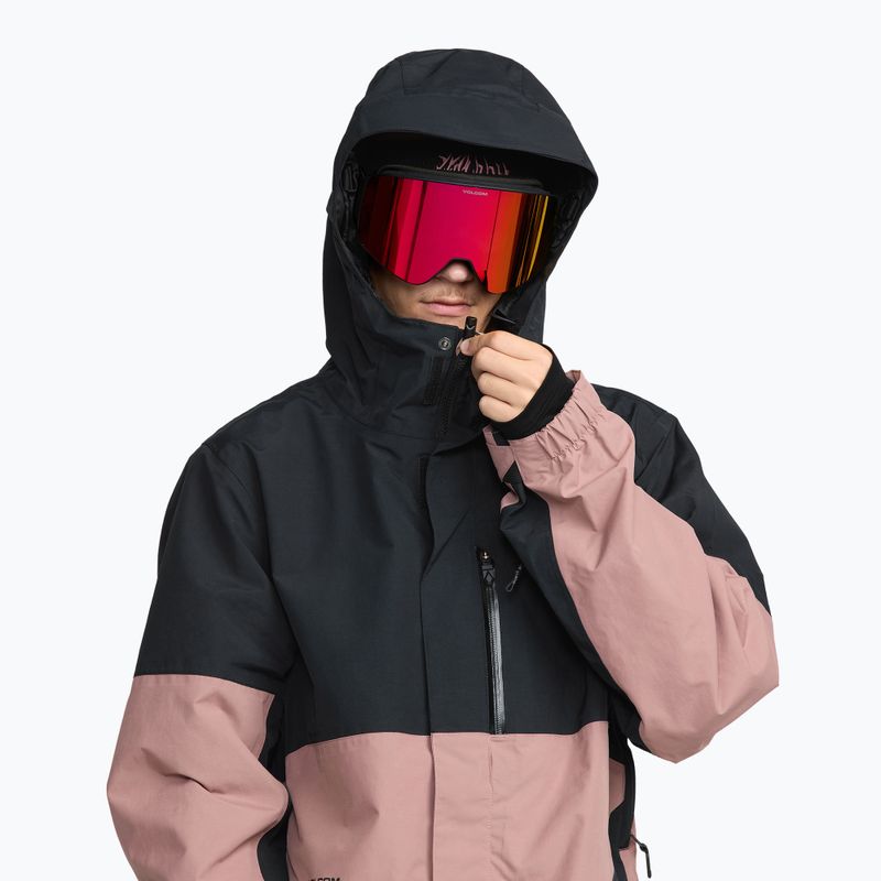 Vyriška snieglenčių striukė Volcom L Insulated GTX mauve 5