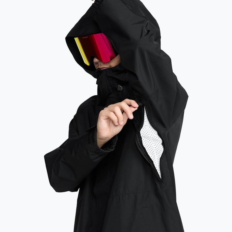 Vyriška snieglenčių striukė Volcom Dua Insulated GTX black 6