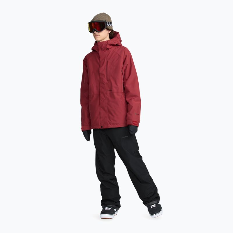 Vyriška snieglenčių striukė Volcom Dua Insulated GTX red 2