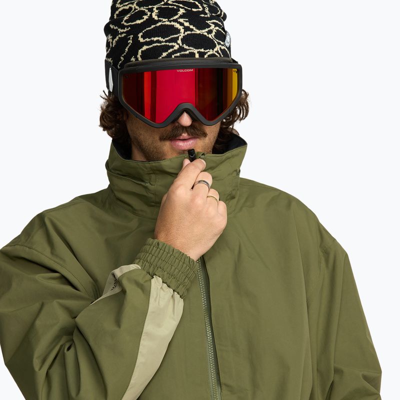 Vyriška snieglenčių striukė Volcom Longo GTX dark olive 7