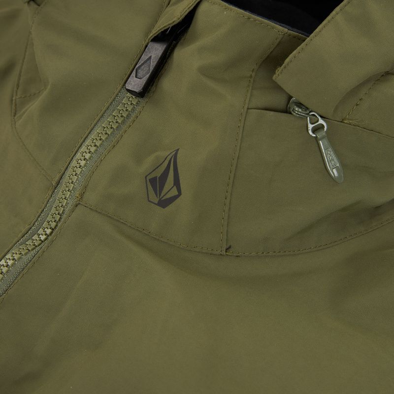 Vyriška snieglenčių striukė Volcom Longo GTX dark olive 15