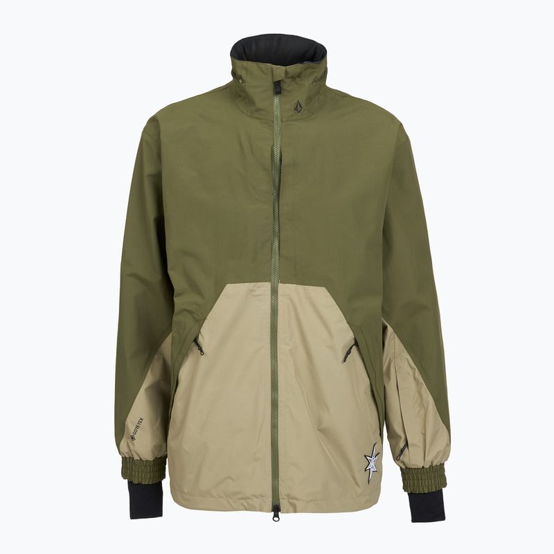 Vyriška snieglenčių striukė Volcom Longo GTX dark olive 17