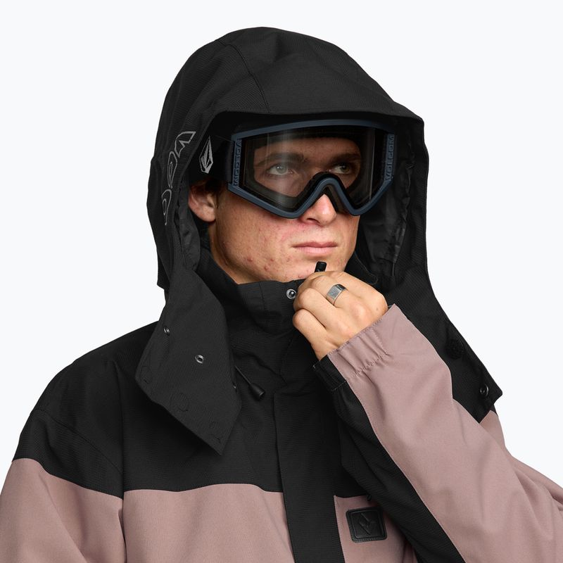 Vyriška snieglenčių striukė Volcom Kleveland mauve 6