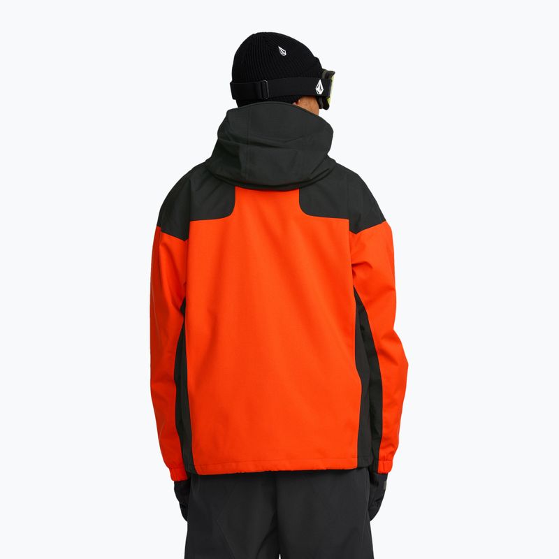 Vyriška snieglenčių striukė Volcom Kleveland Orange Shock 3