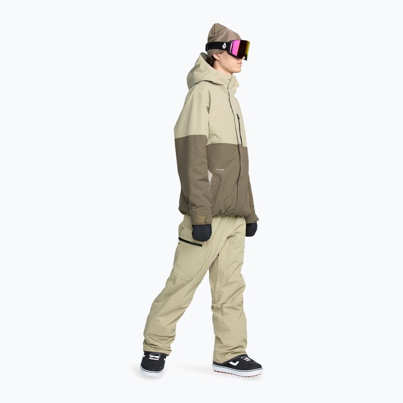 Vyriškos snieglenčių kelnės Volcom L GTX moss green 2