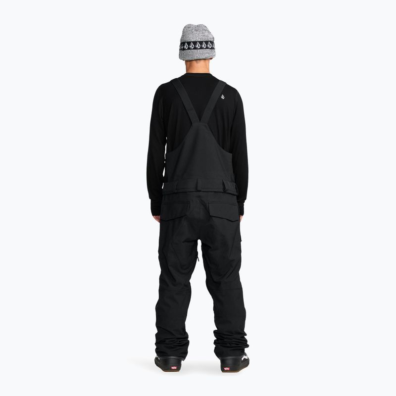 Vyriškos snieglenčių kelnės Volcom Roan Bib Overall black 3