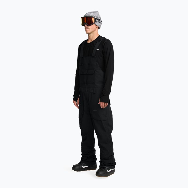 Vyriškos snieglenčių kelnės Volcom Roan Bib Overall black 5