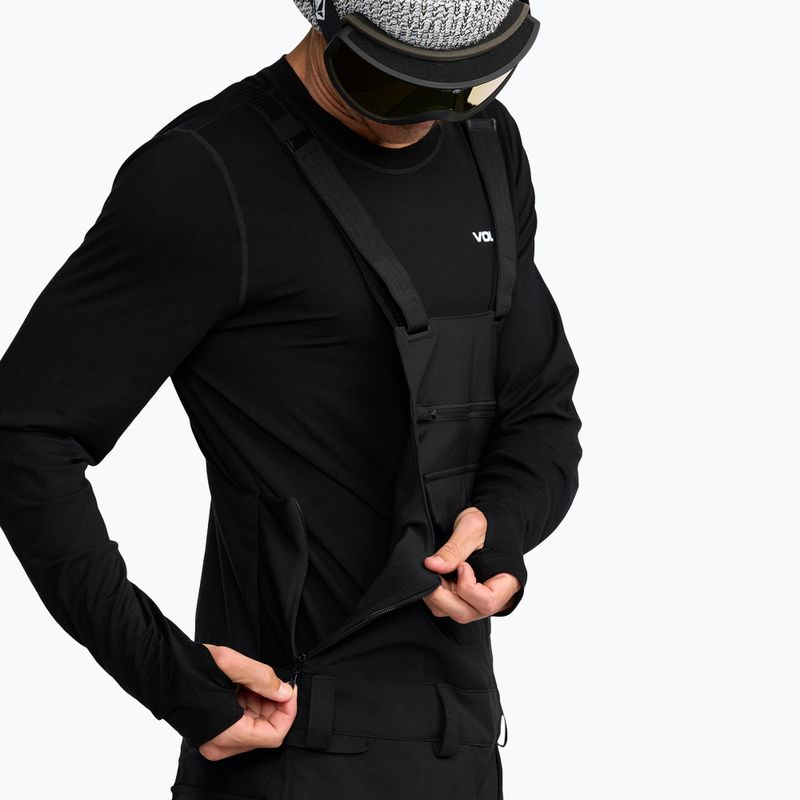 Vyriškos snieglenčių kelnės Volcom Roan Bib Overall black 8