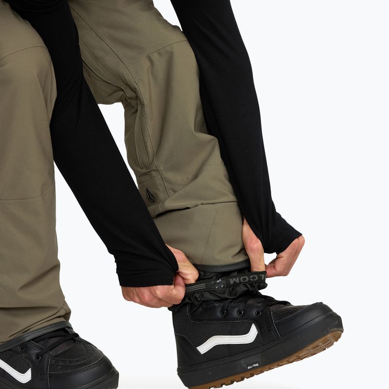 Vyriškos snieglenčių kelnės Volcom Roan Bib Overall military 10