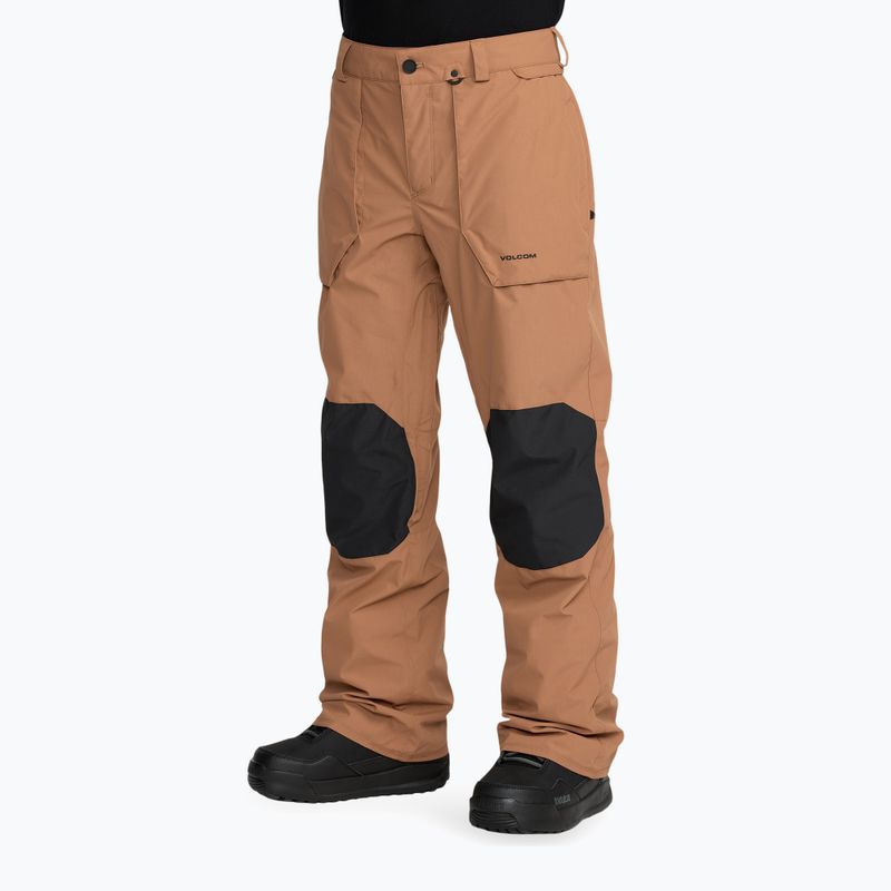 Vyriškos snowboardo kelnės Volcom Roan terra brown 5