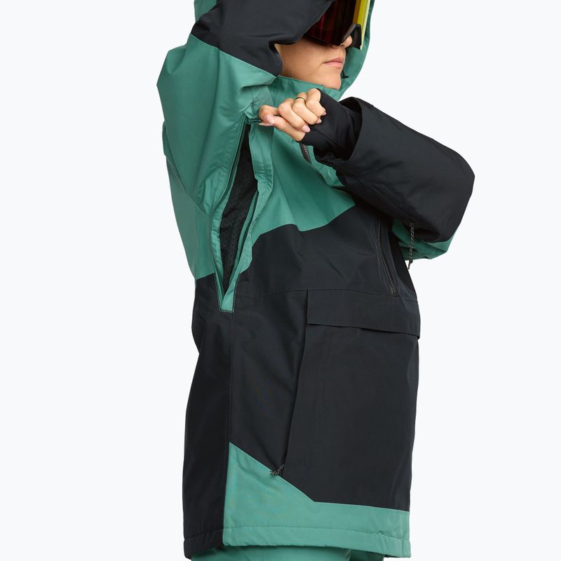 Moteriška snieglenčių striukė Volcom Fern Insulated Gore Pullover spruce green 6