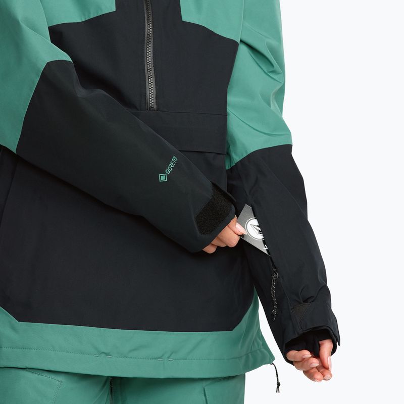 Moteriška snieglenčių striukė Volcom Fern Insulated Gore Pullover spruce green 8