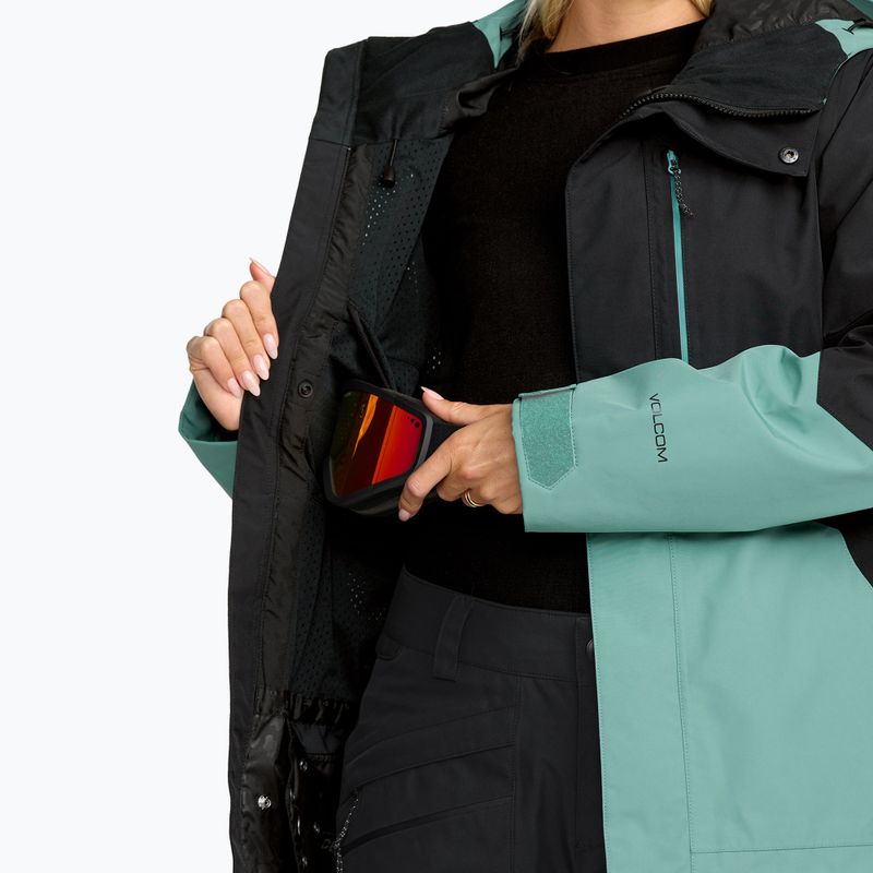 Moteriška snieglenčių striukė Volcom V.CO Eras Insulated Gore arctic blue 7