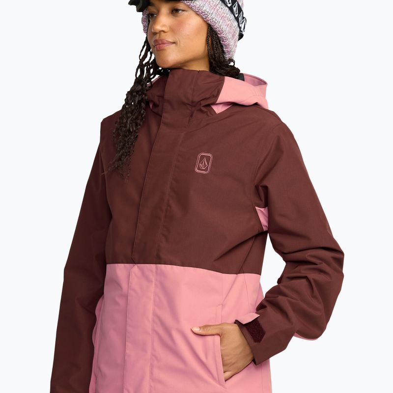 Moteriška slidinėjimo striukė Volcom Bolt Insulated oxblood 5
