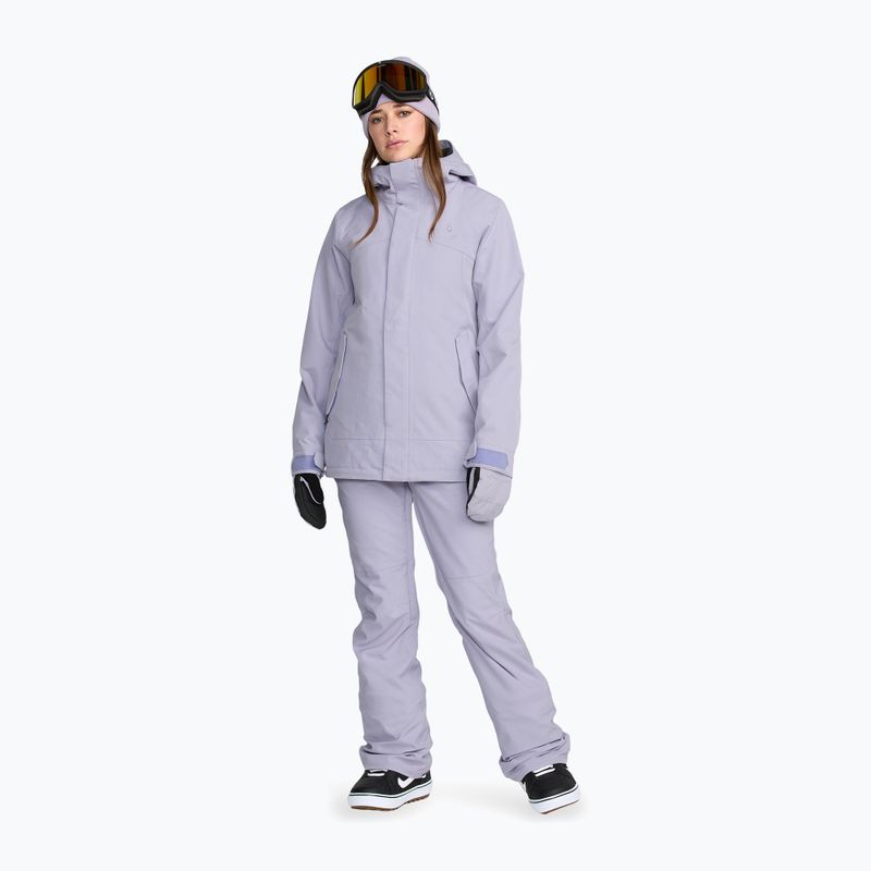 Moteriškos slidinėjimo kelnės Volcom Swift Bib Overall lavender aura 2