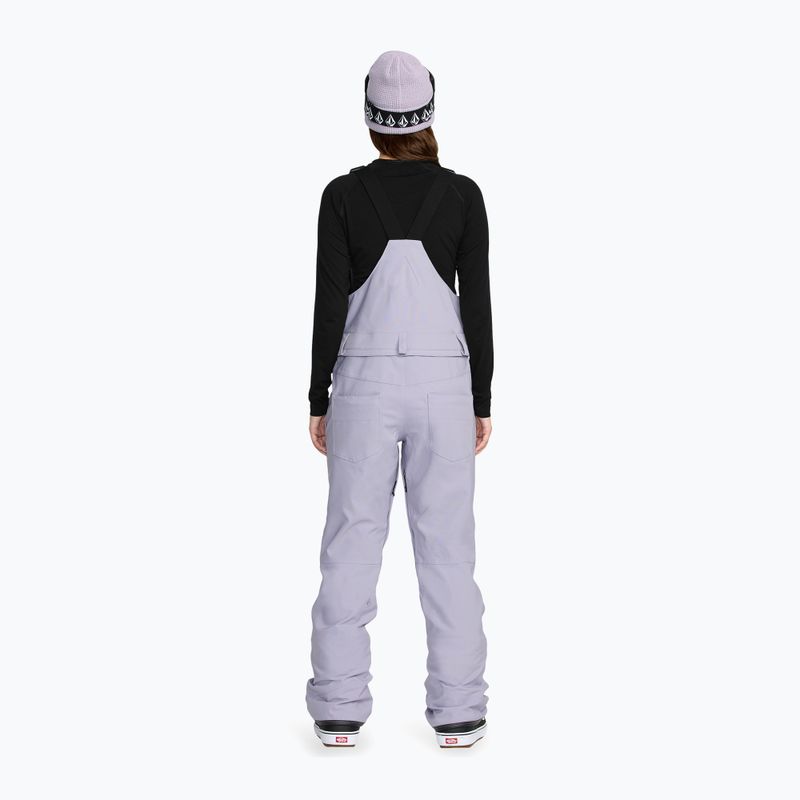 Moteriškos slidinėjimo kelnės Volcom Swift Bib Overall lavender aura 3