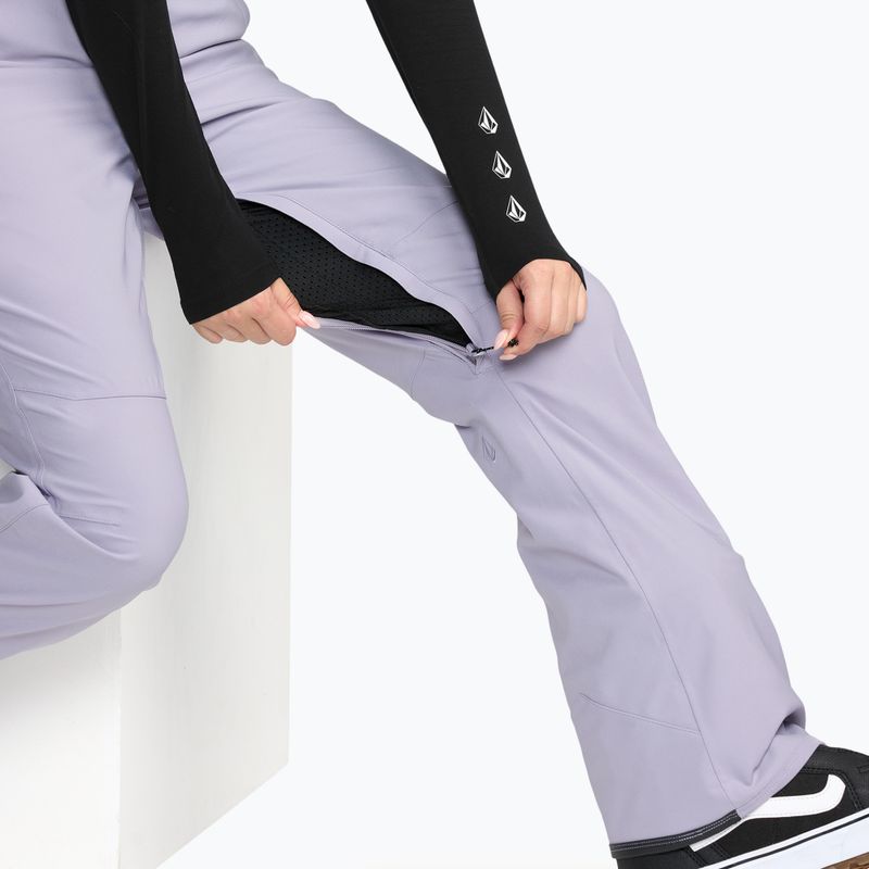 Moteriškos slidinėjimo kelnės Volcom Swift Bib Overall lavender aura 8