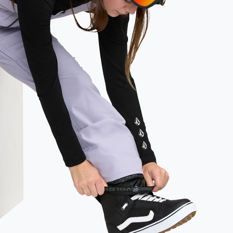 Moteriškos slidinėjimo kelnės Volcom Swift Bib Overall lavender aura 9