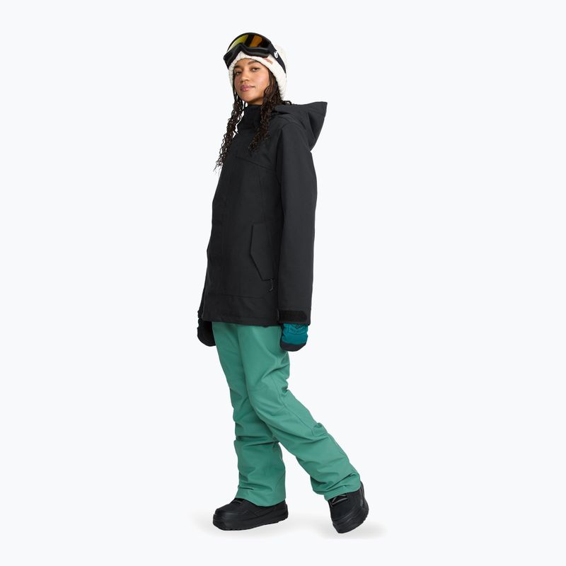 Moteriškos slidinėjimo kelnės Volcom Swift Bib Overall spruce green 2