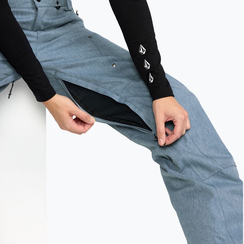 Moteriškos snieglenčių kelnės Volcom Pollock denim 5