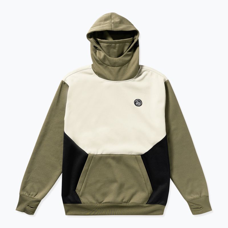 Vyriškas snieglenčių džemperis Volcom Hydro Riding Hoodie military 8