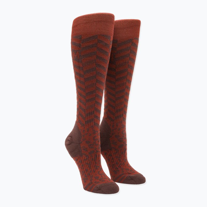 Moteriškos slidinėjimo kojinės Volcom Cheetah Chev Otc henna