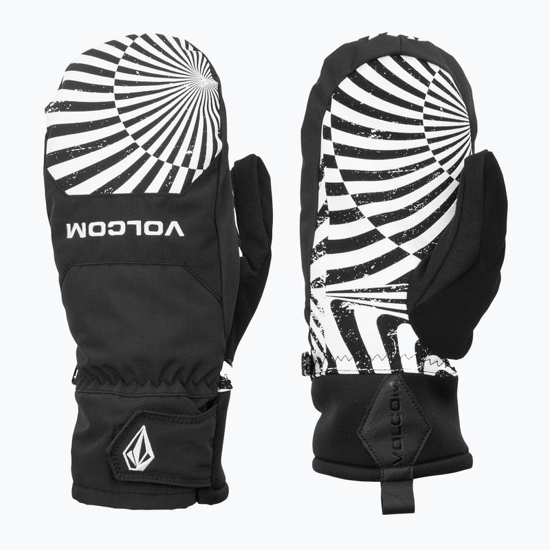Vyriškos snieglenčių pirštinės Volcom V.CO Nyle Mitt black print