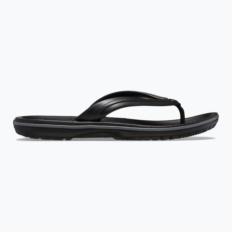Šlepetės per pirštą Crocs Crocband Flip black/slate grey