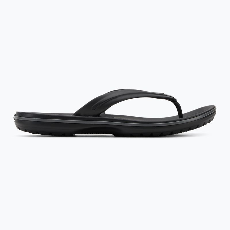 Šlepetės per pirštą Crocs Crocband Flip black/slate grey 2
