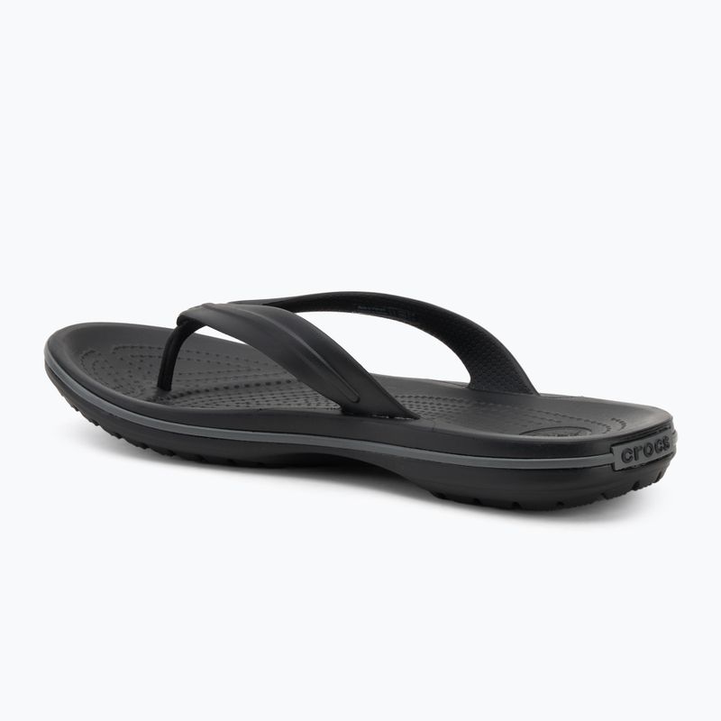 Šlepetės per pirštą Crocs Crocband Flip black/slate grey 3