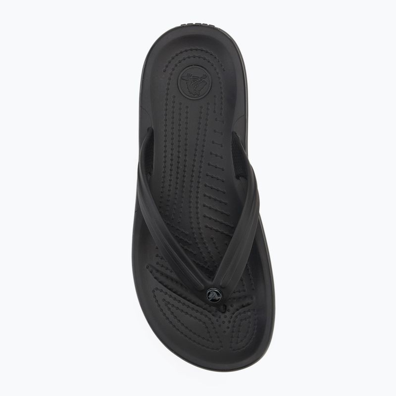 Šlepetės per pirštą Crocs Crocband Flip black/slate grey 5