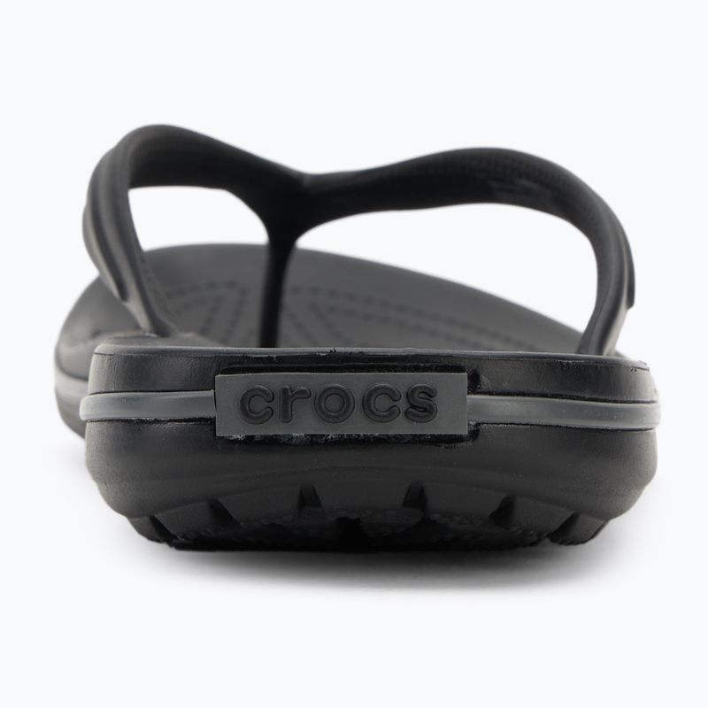 Šlepetės per pirštą Crocs Crocband Flip black/slate grey 6