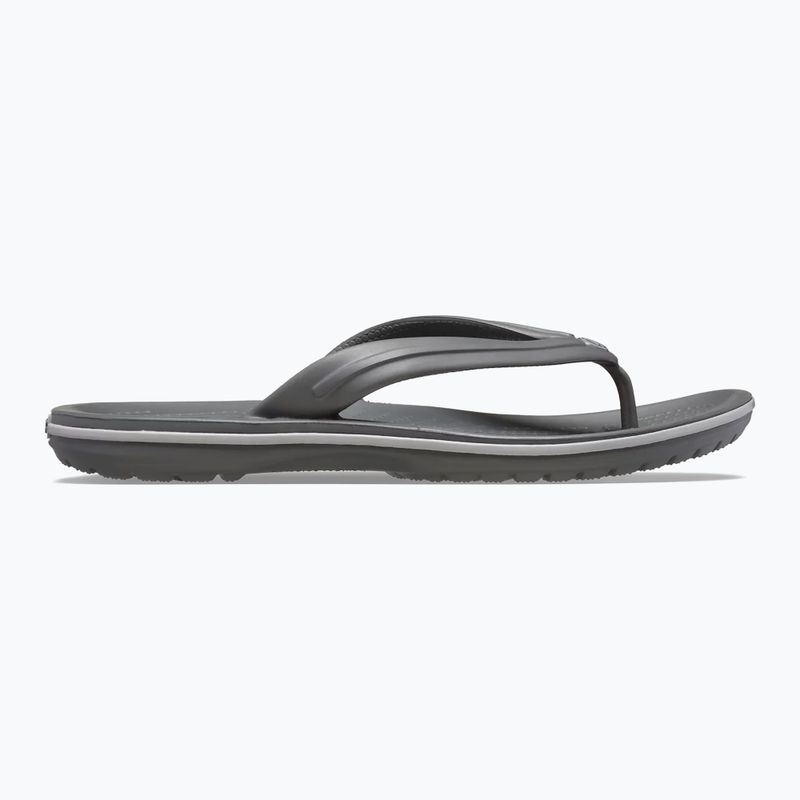 Šlepetės per pirštą Crocs Crocband Flip slate grey/smoke