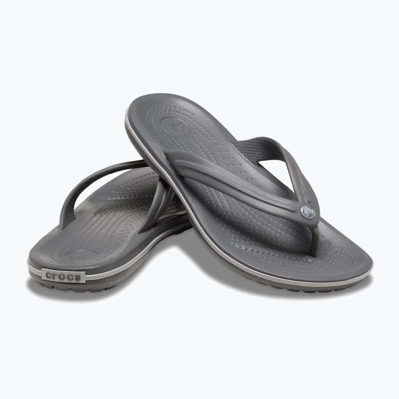 Šlepetės per pirštą Crocs Crocband Flip slate grey/smoke 2