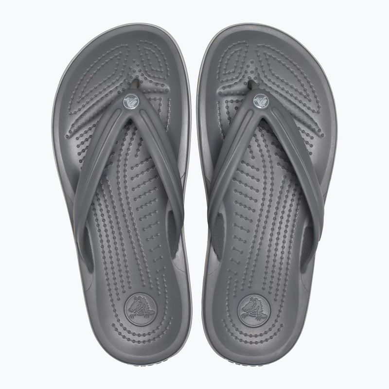 Šlepetės per pirštą Crocs Crocband Flip slate grey/smoke 3