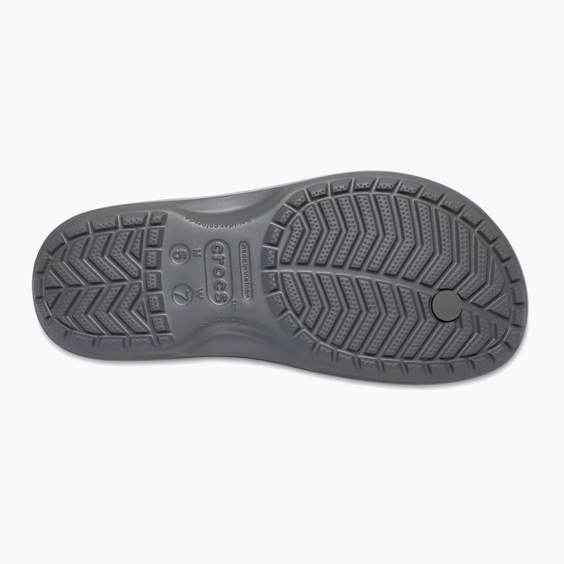 Šlepetės per pirštą Crocs Crocband Flip slate grey/smoke 4