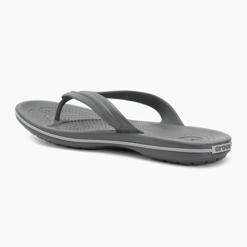 Šlepetės per pirštą Crocs Crocband Flip slate grey/smoke 3
