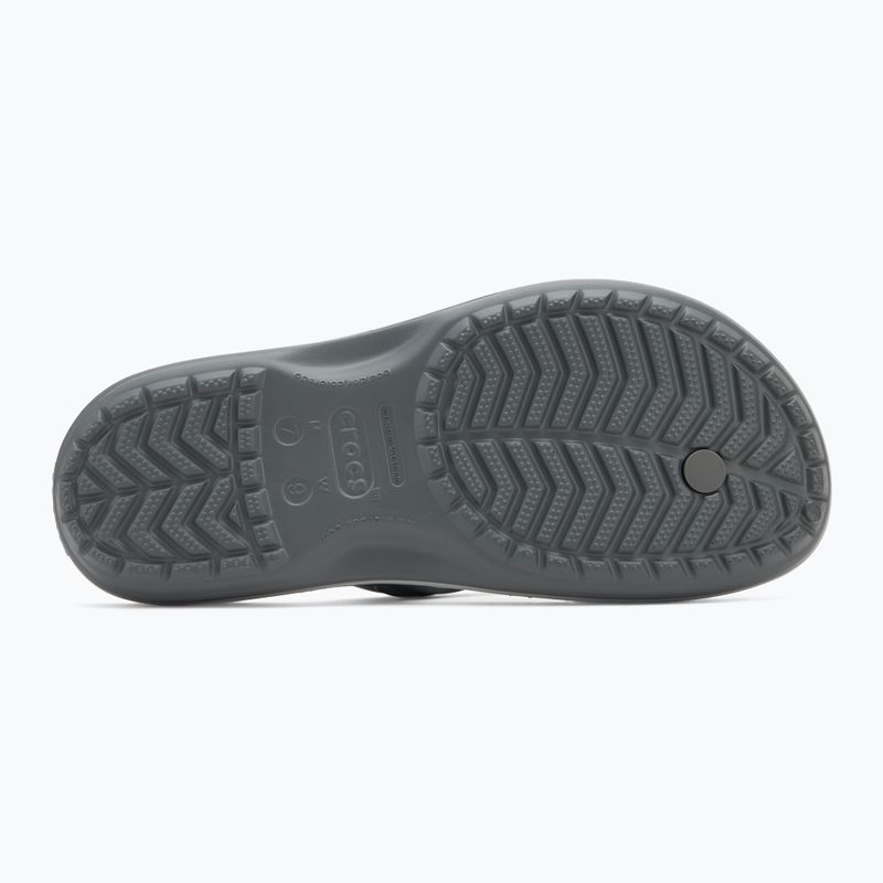 Šlepetės per pirštą Crocs Crocband Flip slate grey/smoke 4