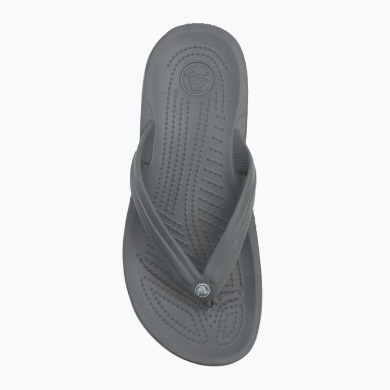 Šlepetės per pirštą Crocs Crocband Flip slate grey/smoke 5