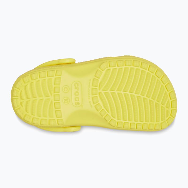 "Crocs Classic Clog" mažylių šlepetės cyber yellow 2