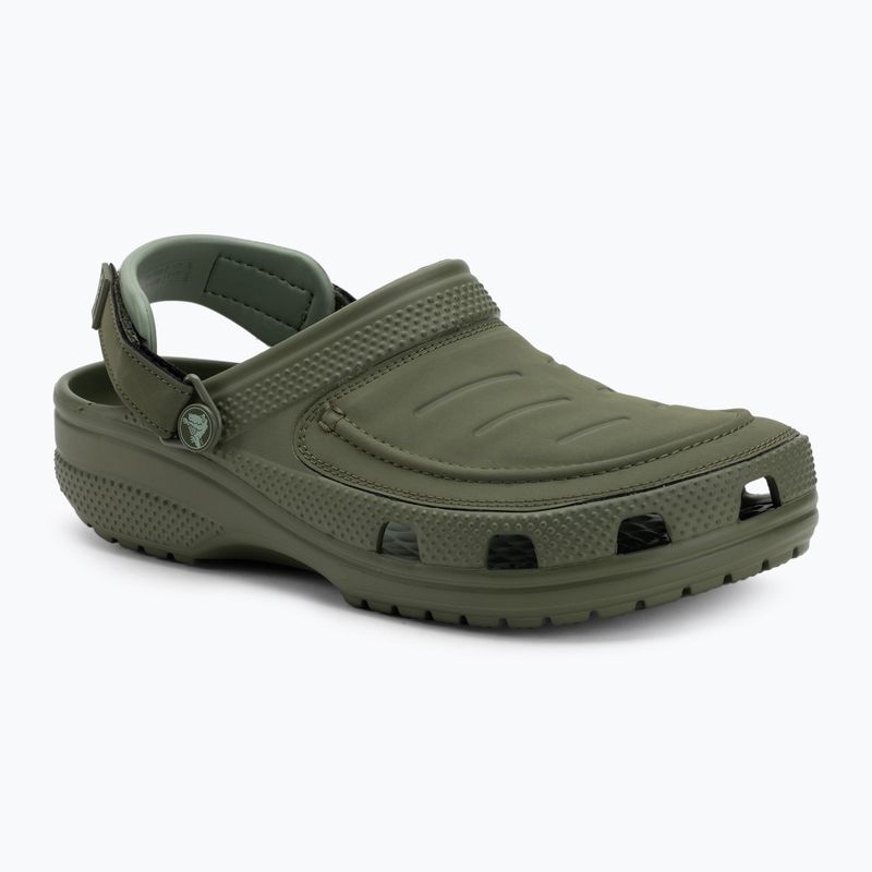 Vyriškos šlepetės Crocs Yukon Vista II LR Clog army green 2